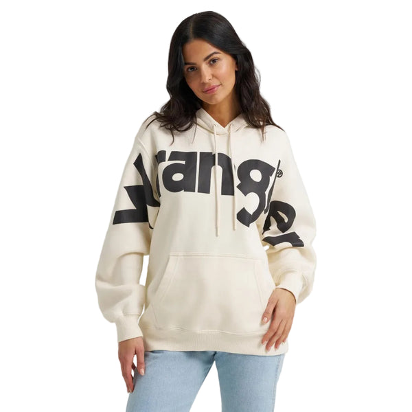 112353129 Wrangler Women's Retro Logo Hoodie - White