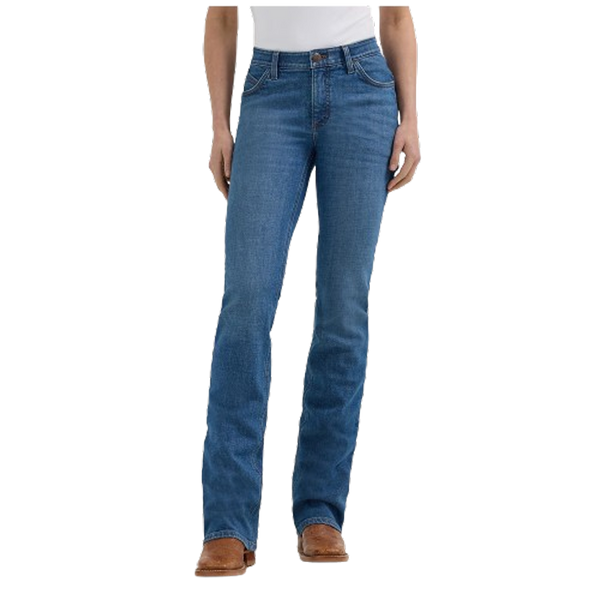 112364571 Wrangler Women's The Ultimate Riding Jean Mid Rise Willow Bootcut - Aubree