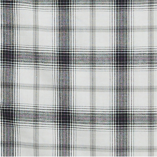 112365906 Wrangler Boys Retro Long Sleeve Shirt - White & Black Plaid