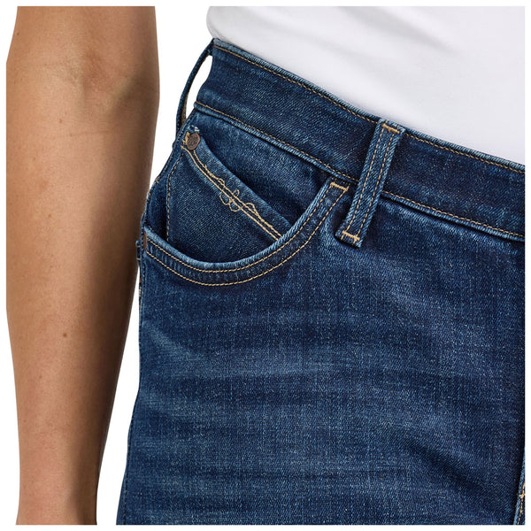 112367763 Wrangler Women's The Ultimate Riding Jean Mid Rise Willow Bootcut - Andrea