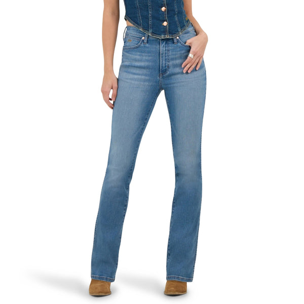 112368251 Wrangler X Lainey Wilson Women's Boot Hugger Jean - Wrangler Blue