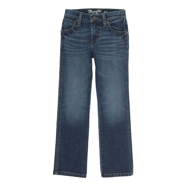 112370668 Wrangler Boys Retro Slim Straight Leg Jean - Jasper