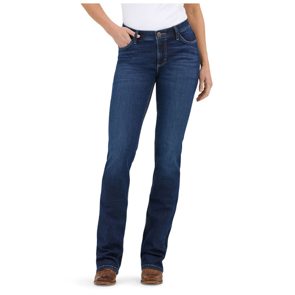 112371946 Wrangler Women's Willow The Ultimate Riding Jean Mid Rise Bootcut Jean - Jayla