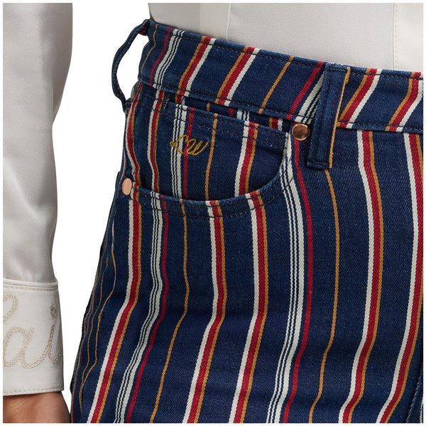 112372320 Wrangler X Women's Lainey Wilson Striped Flare Pant