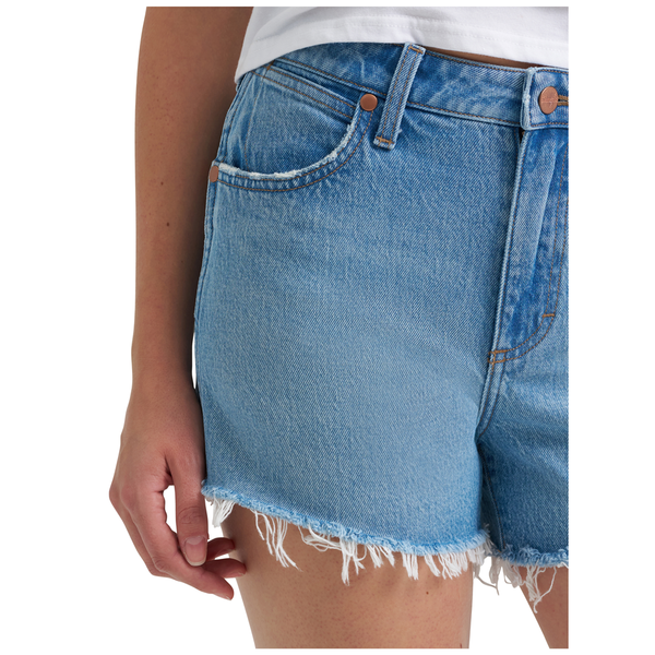 112373390 Wrangler Women's Cowboy High Rise Shorts - Riyah