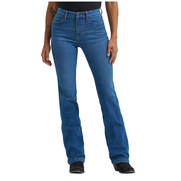 112374971 Wrangler Women's Bespoke High Rise Bootcut Jean - Pearl