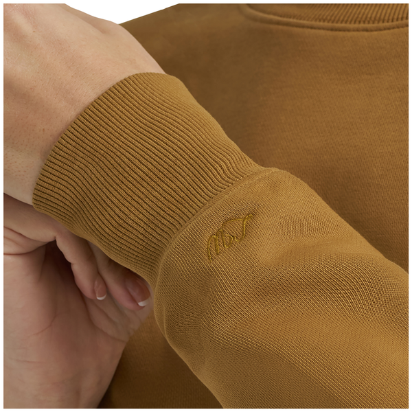 112375616 Wrangler X Lainey Wilson Women's Good Jeans Long Sleeve Sweatshirt - Brown