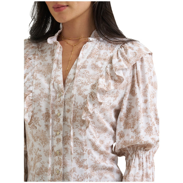 112382881 Wrangler X Lainey Wilson Women's Blouse - Folk Floral
