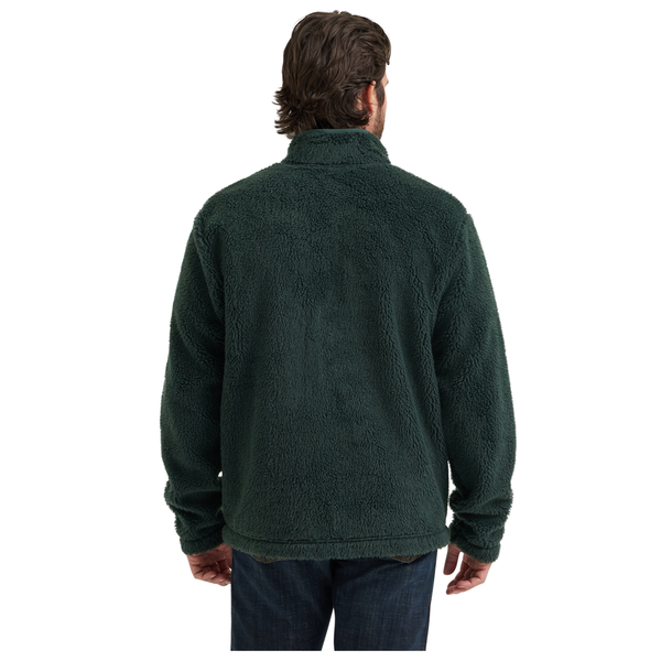 112382940 Wrangler Men's 1/4 Snap Pullover - Darkest Spruce