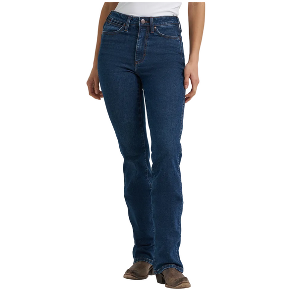 112385946 Wrangler Women's High Rise Retro Bailey Bootcut Stretch Jean - Jolie
