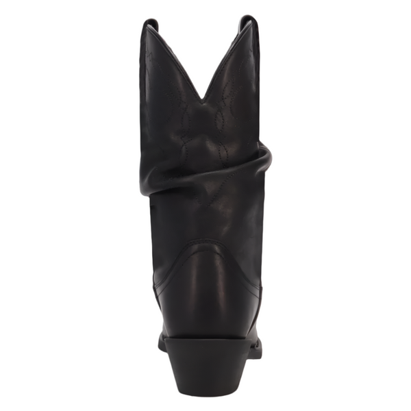 20021 Laredo Women's Lazy River R Toe Leather Cowboy Boot - Black