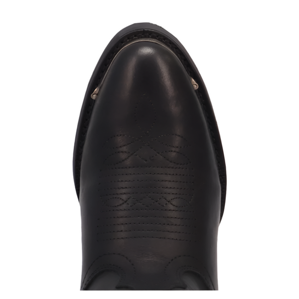 20021 Laredo Women's Lazy River R Toe Leather Cowboy Boot - Black