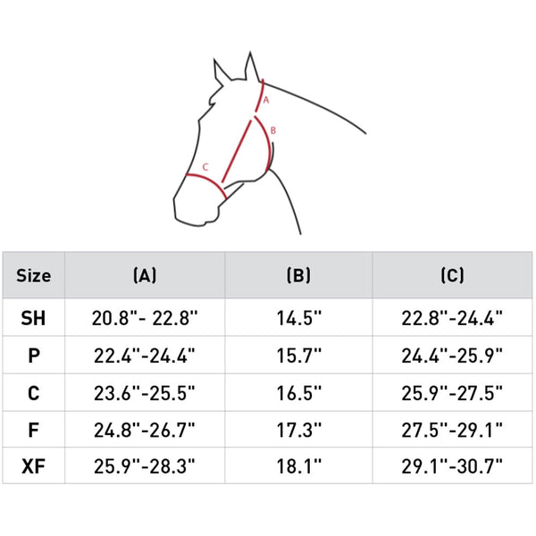 22BSPU8 Horze Rose Tonique Halter