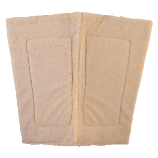 24696 Reinsman Fleece Square Contoured Western Trail Saddle Pad - Java Microsuede