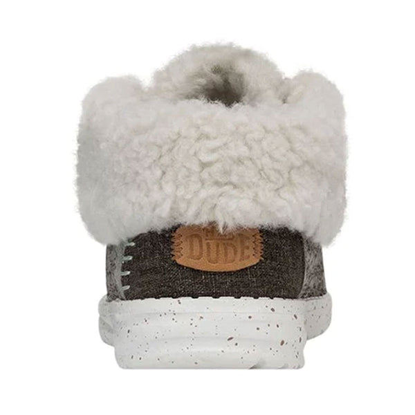 Hey Dude Wendy Fold Stitch Boot Cozy - Walnut with Natural