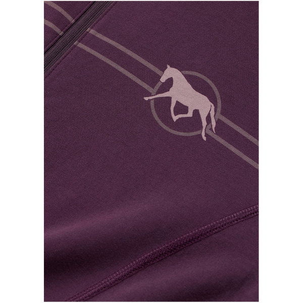 40775 Kerrits Women's Equi Rhythm Lite Quarter Zip Top - Elderberry