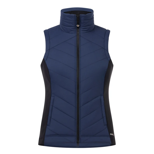 40787 Kerrits Women's Core Motion Quilted Riding Vest - Nightfall Giddy Up