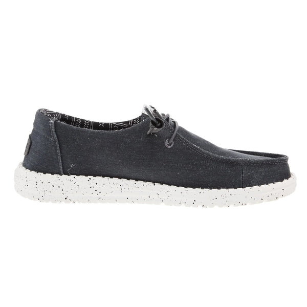 40902-001 Hey Dude Women's Wendy Stretch Canvas Comfort Shoe - Black