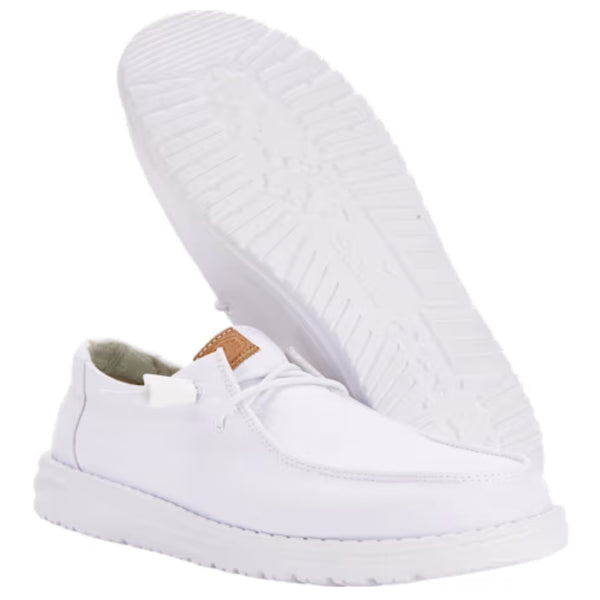 40902-100 Hey Dude Women's Wendy Stretch Canvas Comfort Shoe - White