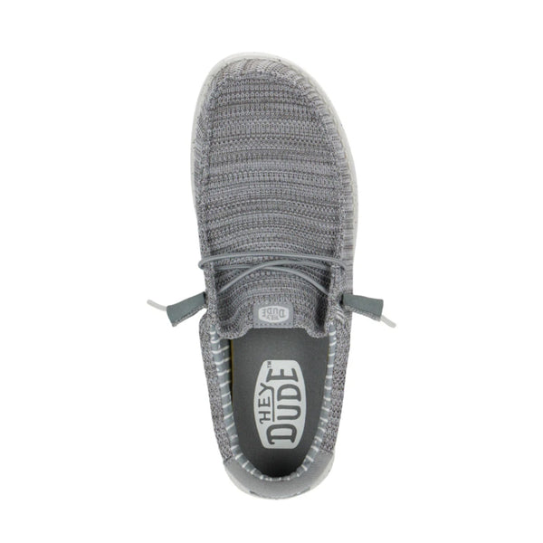 41898-030 Hey Dude Men's Wally Sox Comfort Shoe - Grey
