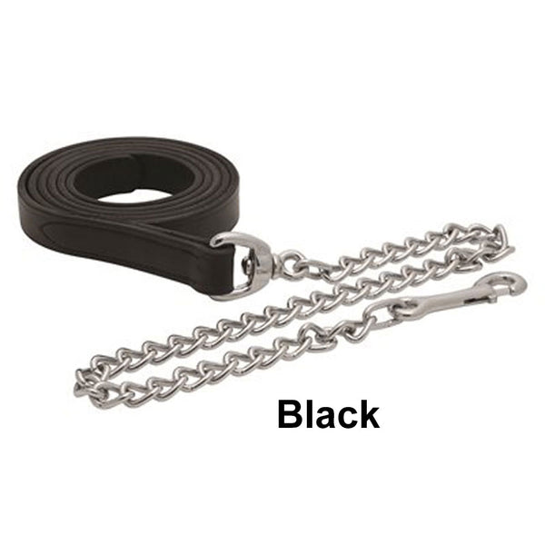 440 Perri's Leather Lead with Brass Chain