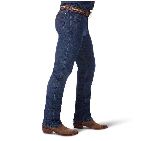 47MACMS Wrangler Men's Premium Performance Advanced Comfort Cowboy Cut Jeans - Mid Stone