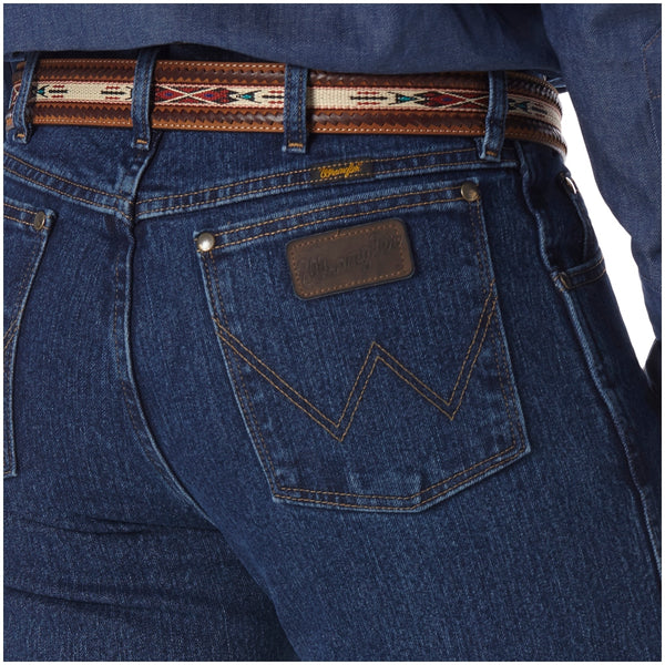 47MACMS Wrangler Men's Premium Performance Advanced Comfort Cowboy Cut Jeans - Mid Stone