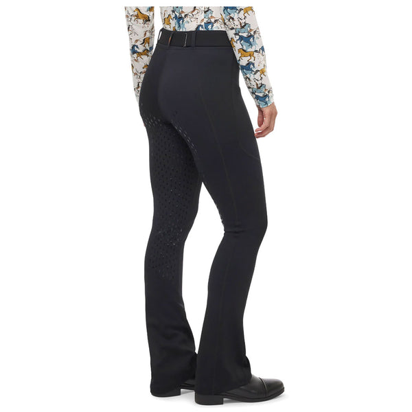 50446 Kerrits Women's Coolcore Silicone Full Leg Bootcut Riding Tight - Black