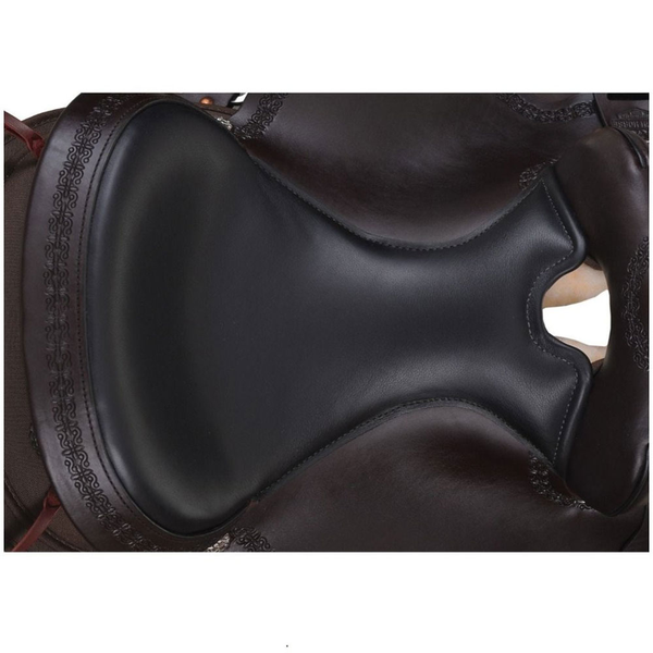 6914-1601-05 High Horse Daisetta Cordura Trail Saddle 16 Inch Wide Tree Walnut