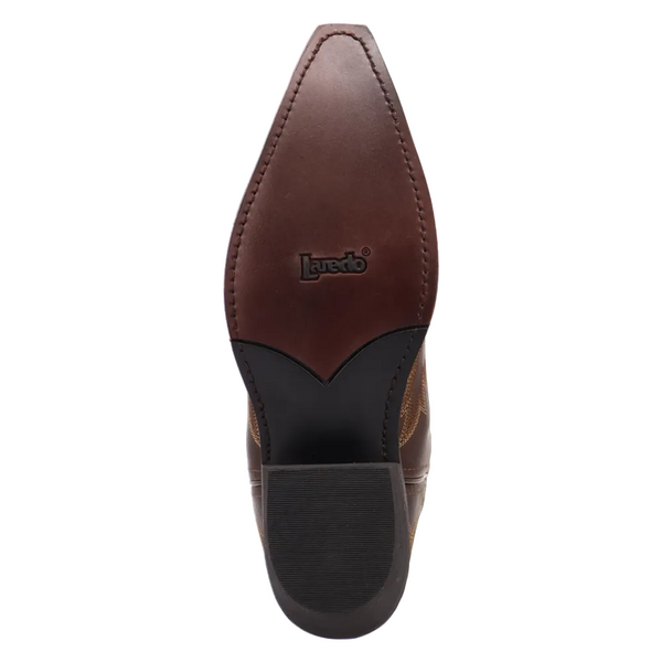 70046 Laredo Men's Ryker Leather Cowboy Boot - Brown