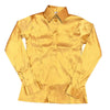 70199COPP Royal Highness Women's Taffeta Concealed Zipper Show Shirt - Copper