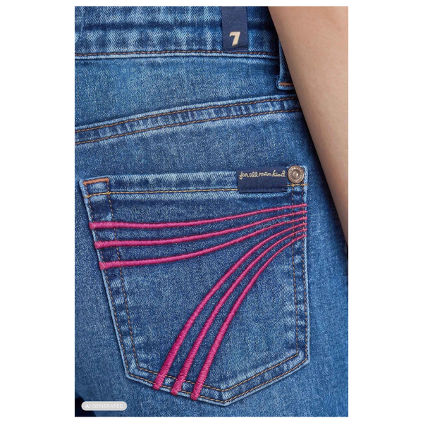 7KHF0H85-1ZM 7 for All Mankind Kids Mini Dojo Trouser Jeans - Moonwater