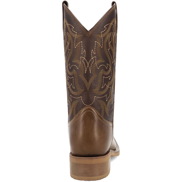 8045 Laredo Men's Chisholm Cowboy Approved Square Toe Cowboy Boot - Brown