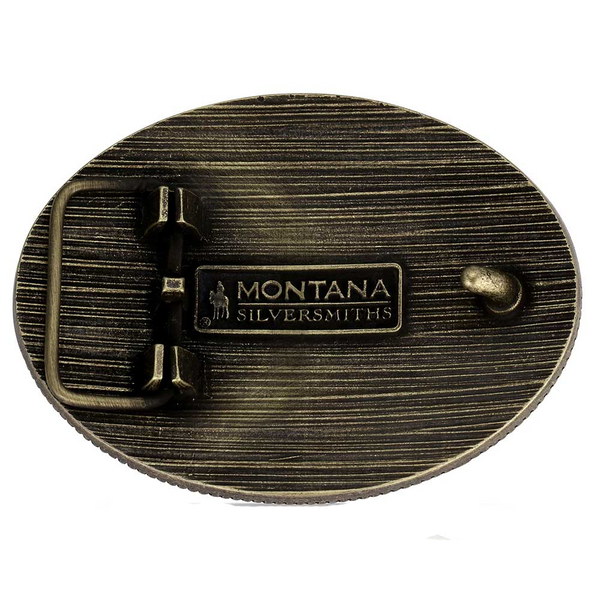A1080C Montana Silversmiths Faith in Him Christian Cowboy Buckle