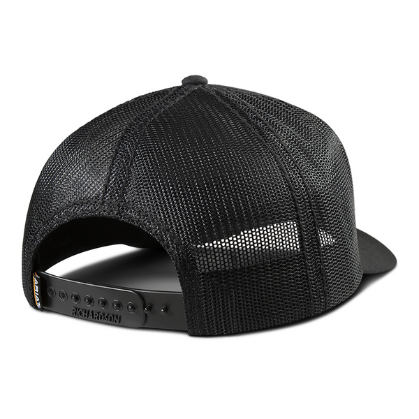 A290001501 Ariat Mens Richardson 112 Cap Embroidered - Black
