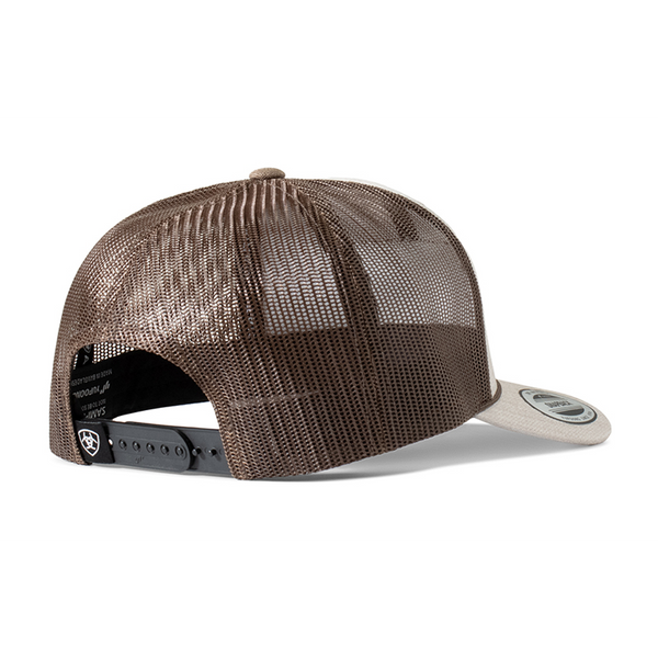 A300082908 Ariat Men's Suede Patch Ball Cap - Tan