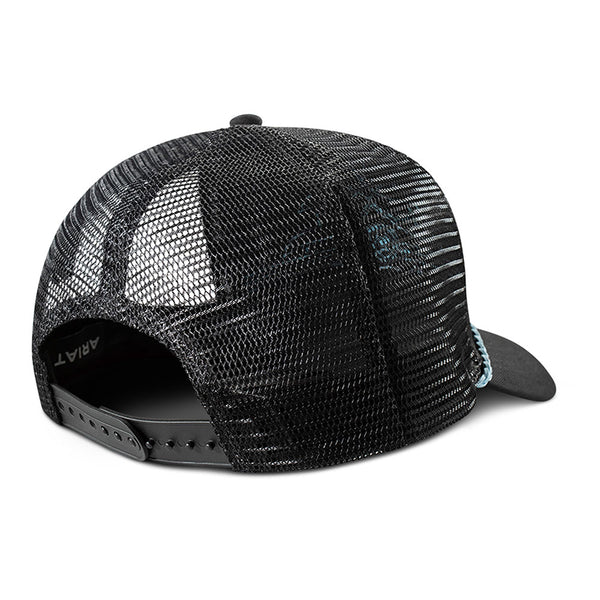 A300093133 Ariat Ladies Ponyflo Snap Back Cap Rope Boot Stitch Turquoise