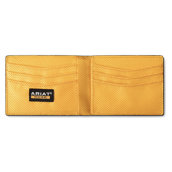 A3400801 Ariat Bifold Work Wallet Bottle Money Clip - Black