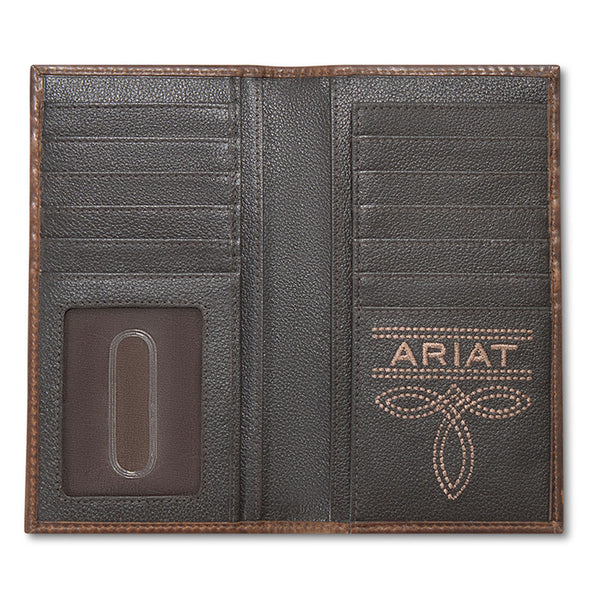 A3566302 Ariat Men's Rodeo Style Wallet Checkbook Cover