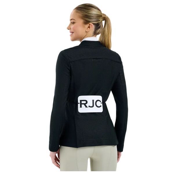 AD1003 RJ Classics Addison Ladies Black Air Mesh English Show Coat