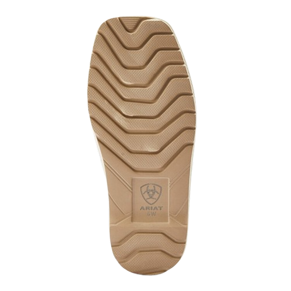 AR2697 Ariat Women's Cozy Chic Square Toe Slide Slipper - Fuzzy Cream