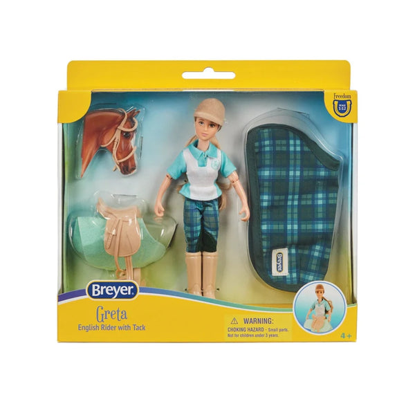 B-FS-10720 Breyer Freedom Series Greta English Rider & Tack Set
