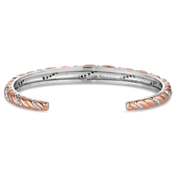 BC6526 Montana Silversmiths Draped in Light Crystal Cuff Bracelet