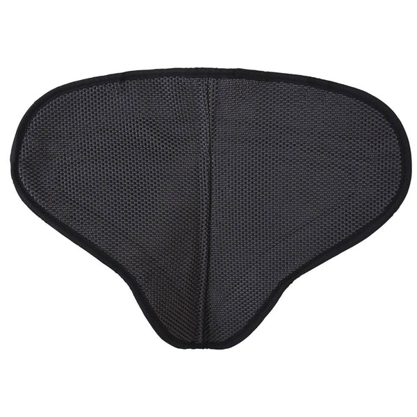 28470T Reinsman Bareback Pad Contour Shape with Tacky Too Bottom - Black Microsuede