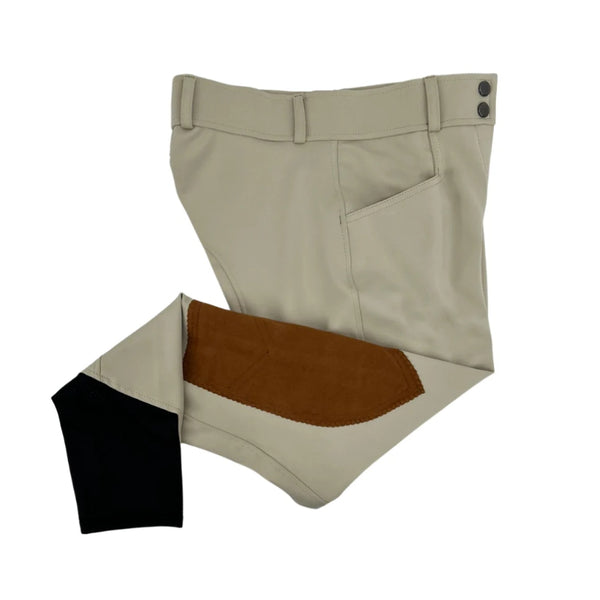 647036 Royal Highness Women's Meryl Active Knee Patch Breech - Tan