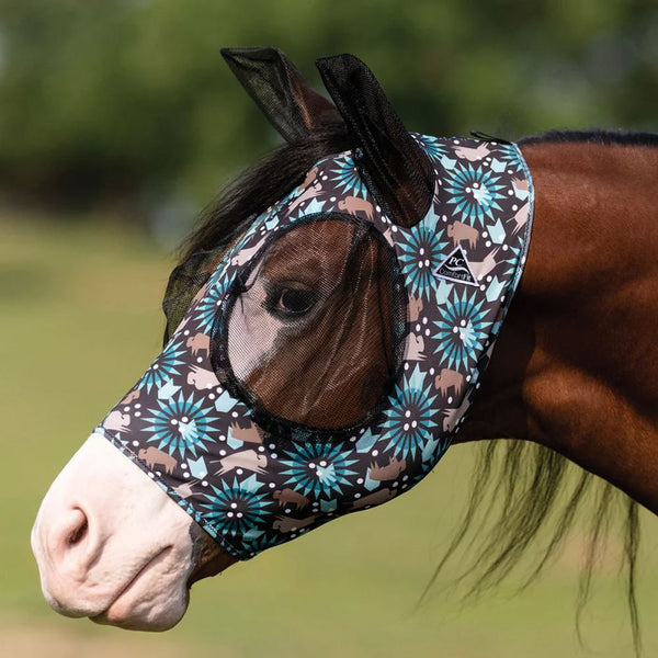 CFM Professionals Choice Comfort Fit Lycra Fly Mask For Horses