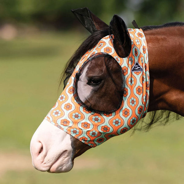 CFM Professionals Choice Comfort Fit Lycra Fly Mask For Horses