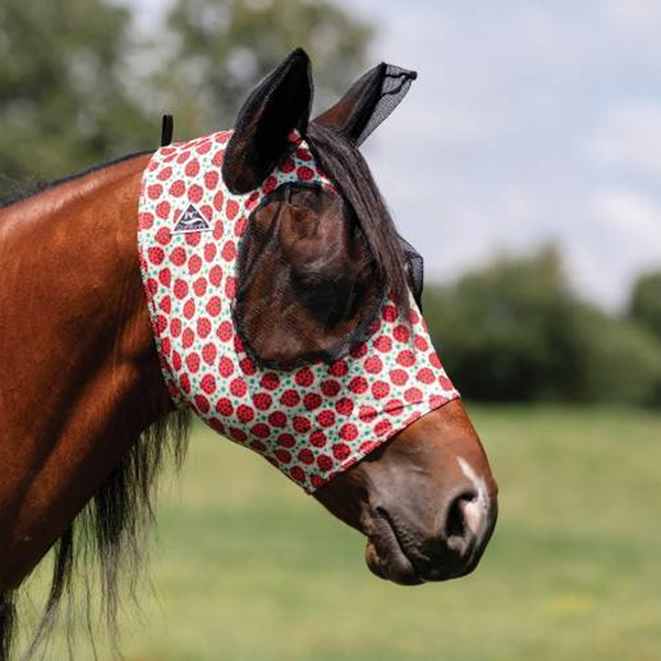 CFM Professionals Choice Comfort Fit Lycra Fly Mask For Horses