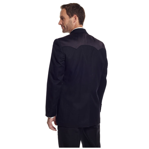 CT0129 Circle S Men's Tuxedo Sport Coat - Black