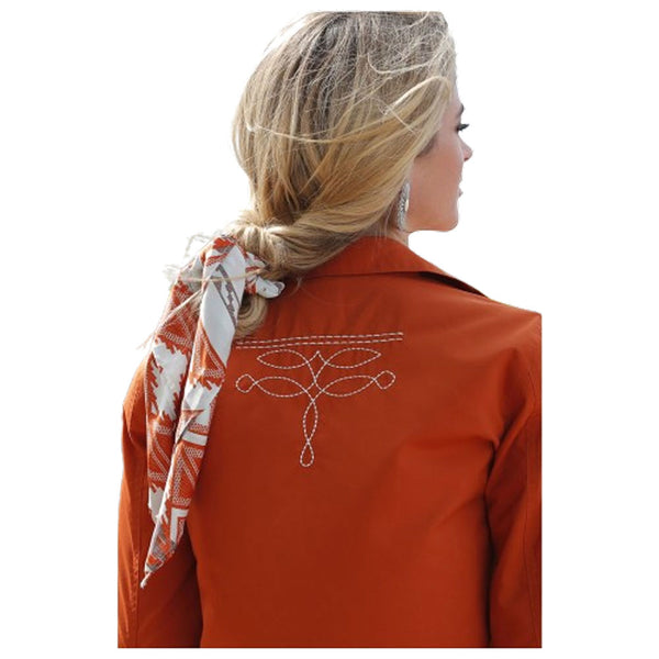 CTW7501001 Cruel Girl Women's Long Sleeve Western Snap Shirt - Brown